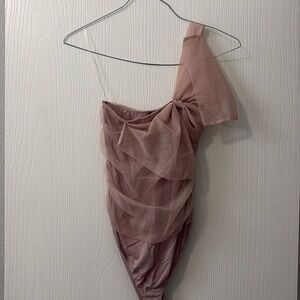 Dusty mauve bodysuit